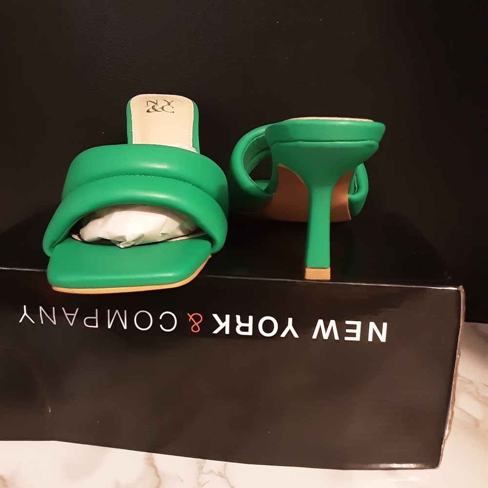 New York & Co open toe heel sz 7